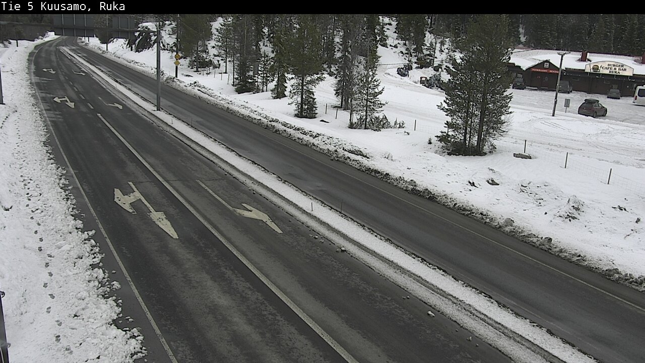 Weather Camera Image Road 5 Kuusamo, Ruka, Kuusamo, Pohjois-Pohjanmaa