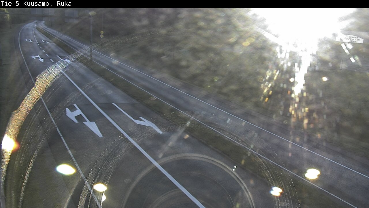 Weather Camera Image Road 5 Kuusamo, Ruka, Kuusamo, Pohjois-Pohjanmaa