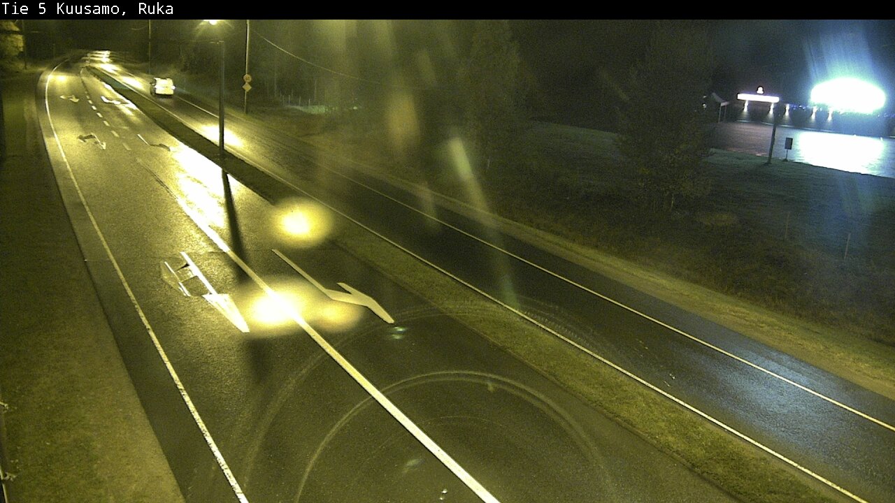 Weather Camera Image Väg 5 Kuusamo, Ruka, Kuusamo, Pohjois-Pohjanmaa
