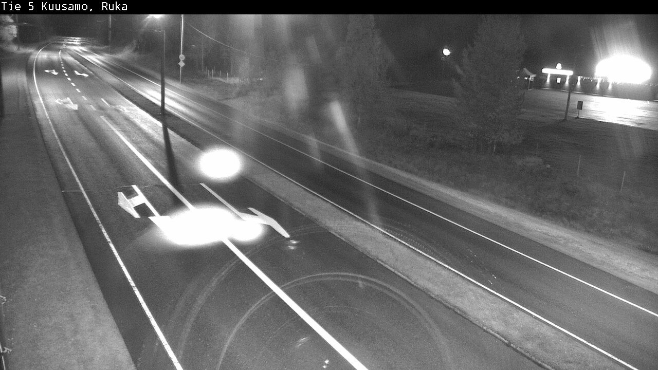 Weather Camera Image Väg 5 Kuusamo, Ruka, Kuusamo, Pohjois-Pohjanmaa