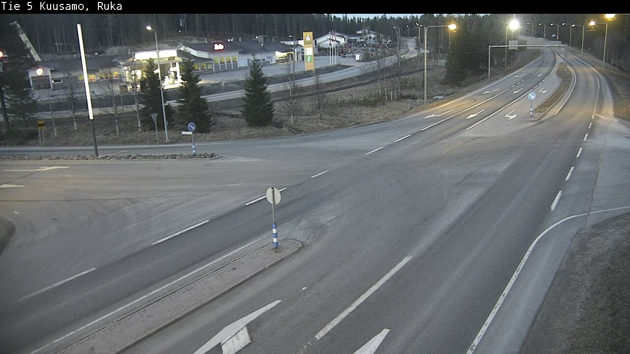 Weather Camera Image Road 5 Kuusamo, Ruka, Kuusamo, Pohjois-Pohjanmaa