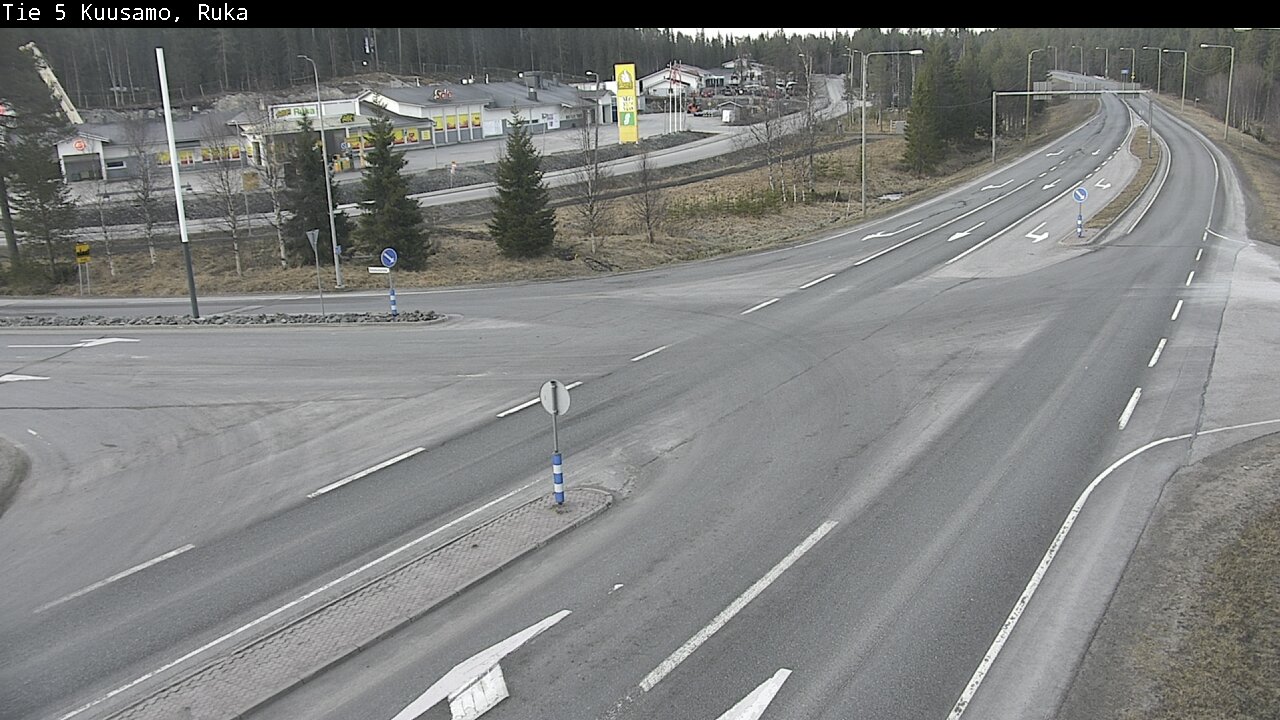Weather Camera Image Road 5 Kuusamo, Ruka, Kuusamo, Pohjois-Pohjanmaa