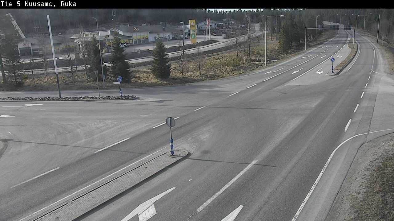 Weather Camera Image Road 5 Kuusamo, Ruka, Kuusamo, Pohjois-Pohjanmaa