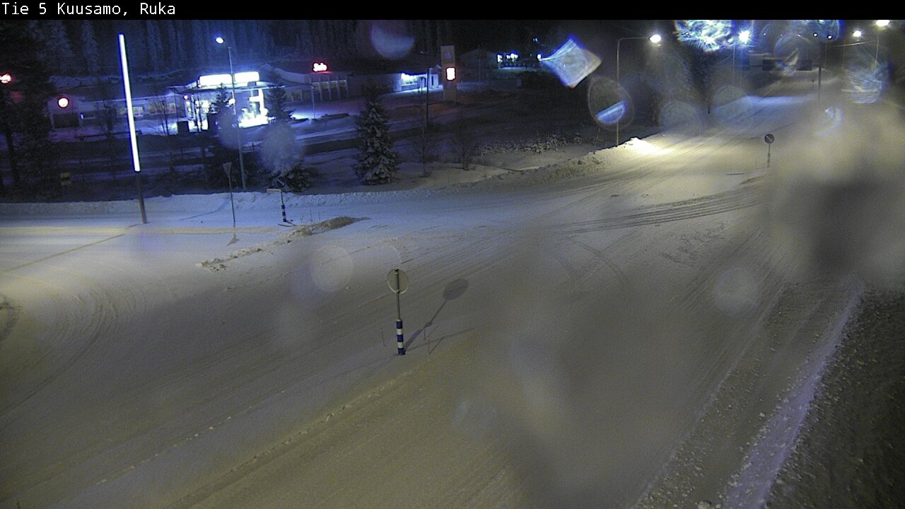 Weather Camera Image Road 5 Kuusamo, Ruka, Kuusamo, Pohjois-Pohjanmaa