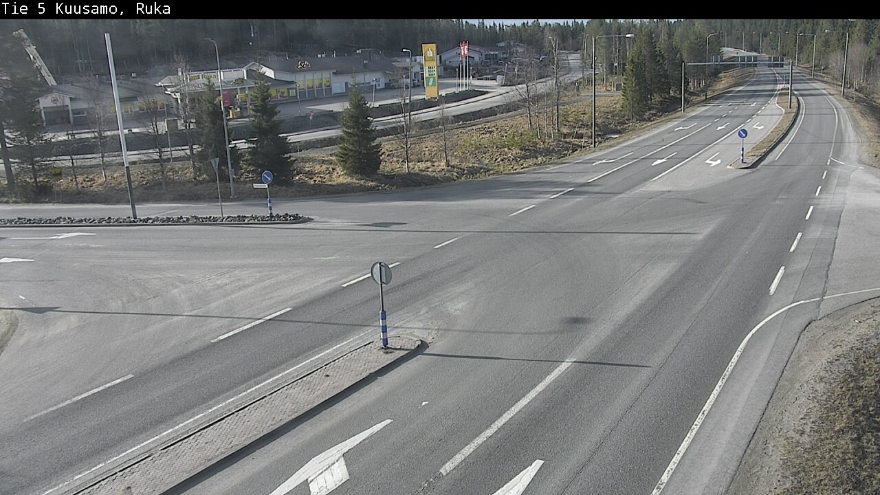 Weather Camera Image Road 5 Kuusamo, Ruka, Kuusamo, Pohjois-Pohjanmaa