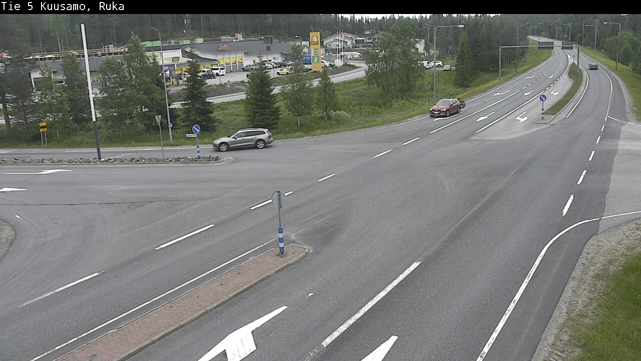 Weather Camera Image Road 5 Kuusamo, Ruka, Kuusamo, Pohjois-Pohjanmaa