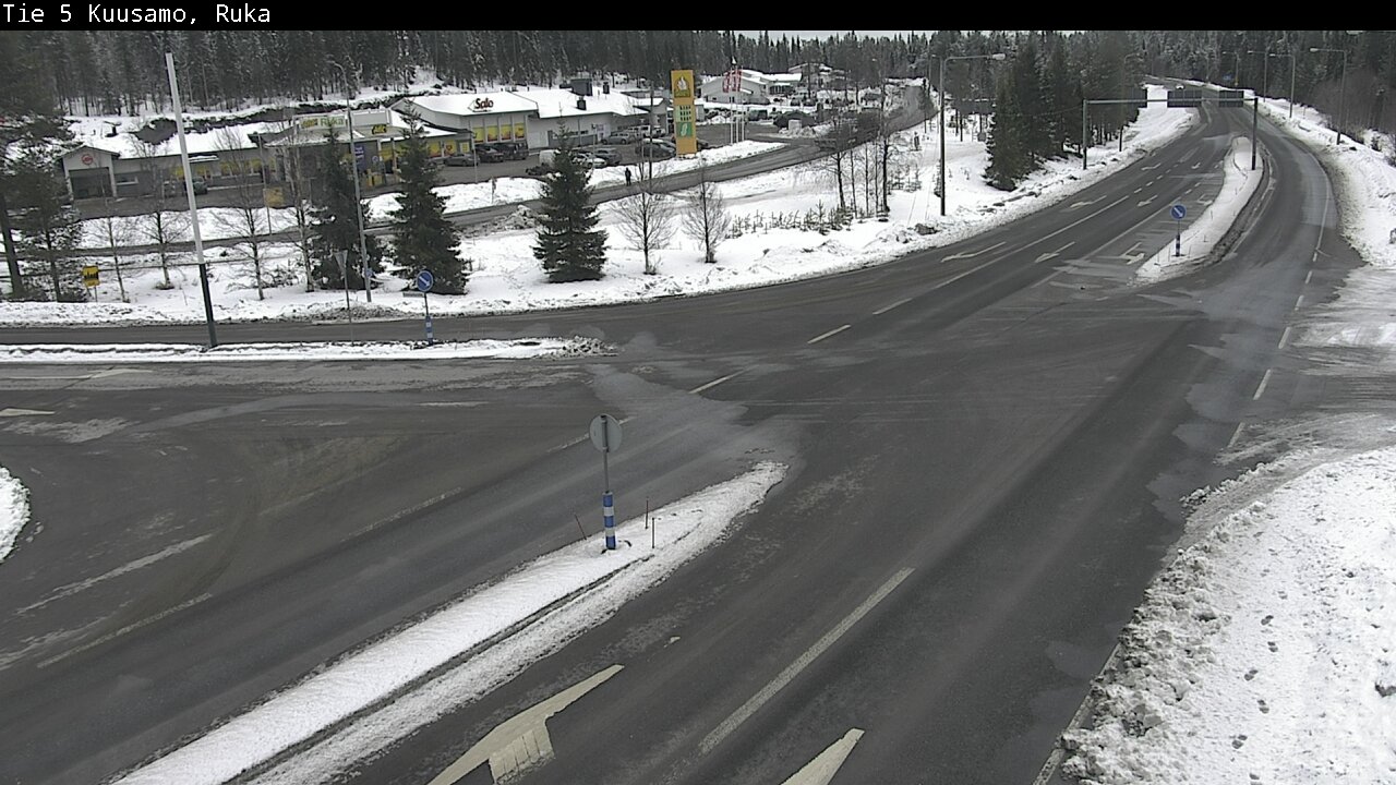 Weather Camera Image Road 5 Kuusamo, Ruka, Kuusamo, Pohjois-Pohjanmaa