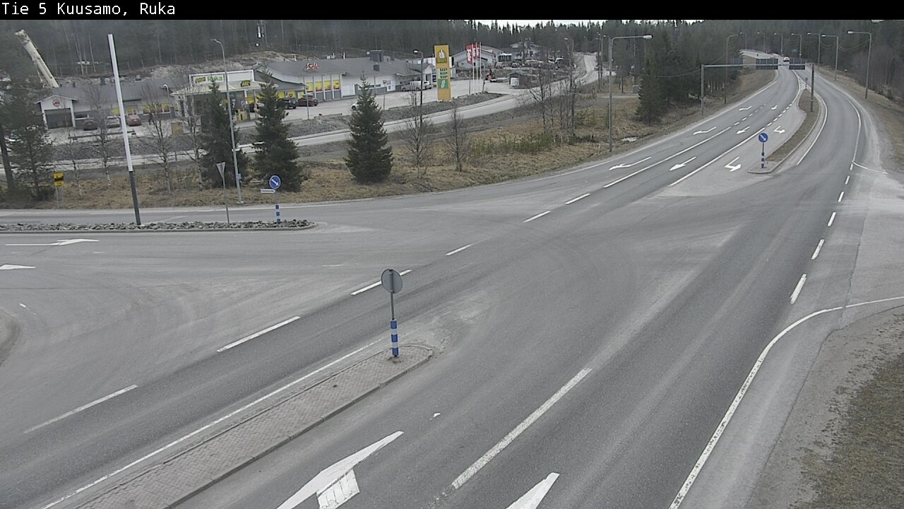 Weather Camera Image Road 5 Kuusamo, Ruka, Kuusamo, Pohjois-Pohjanmaa