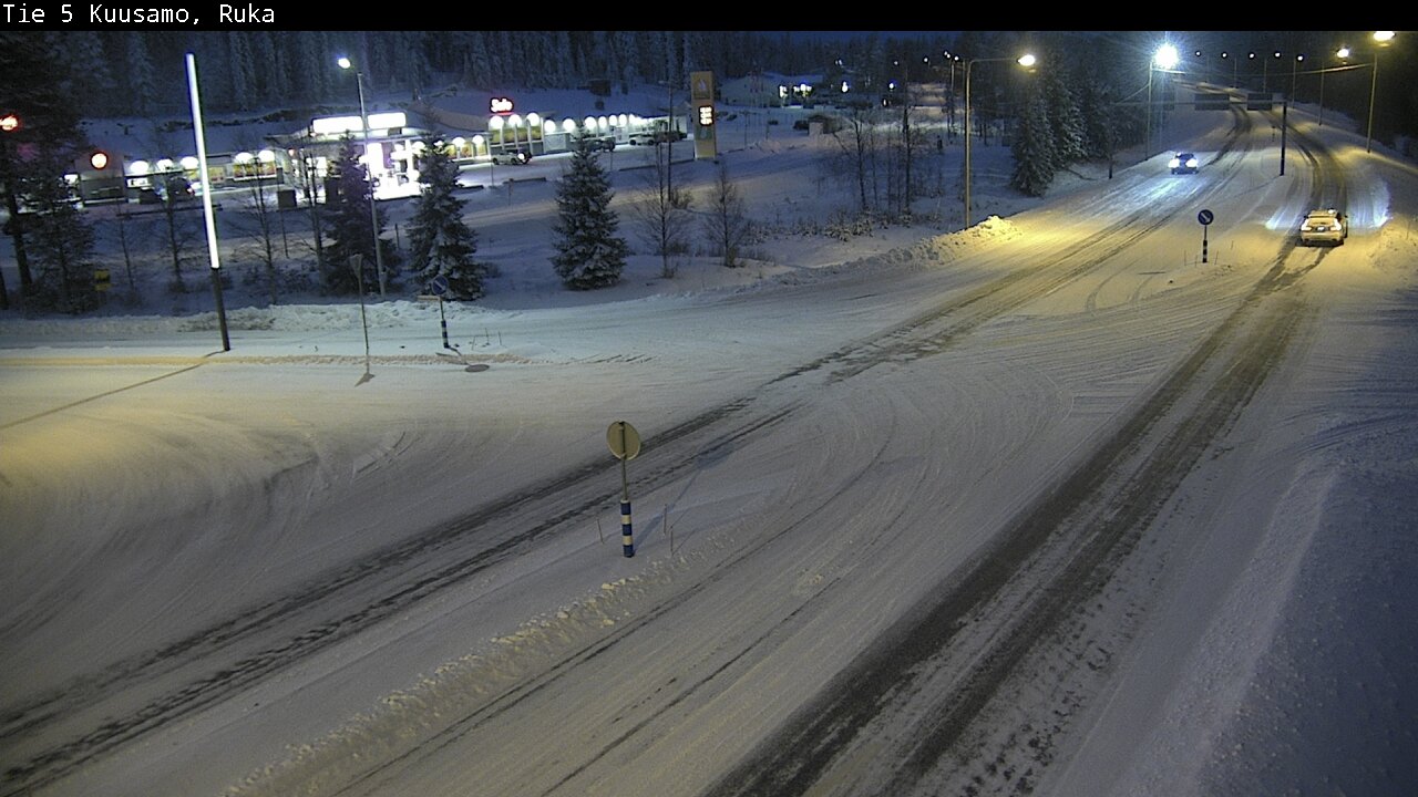 Weather Camera Image Road 5 Kuusamo, Ruka, Kuusamo, Pohjois-Pohjanmaa