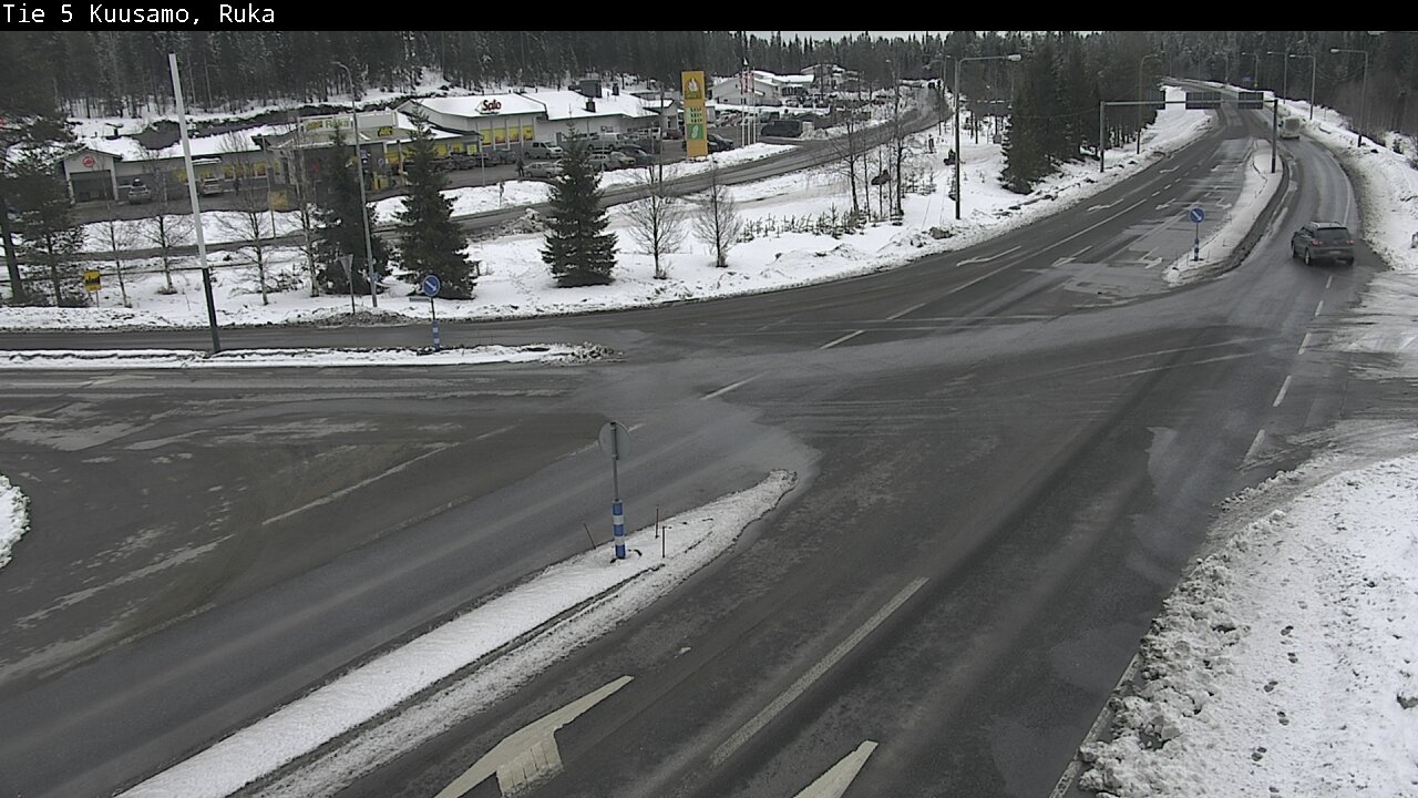 Weather Camera Image Road 5 Kuusamo, Ruka, Kuusamo, Pohjois-Pohjanmaa