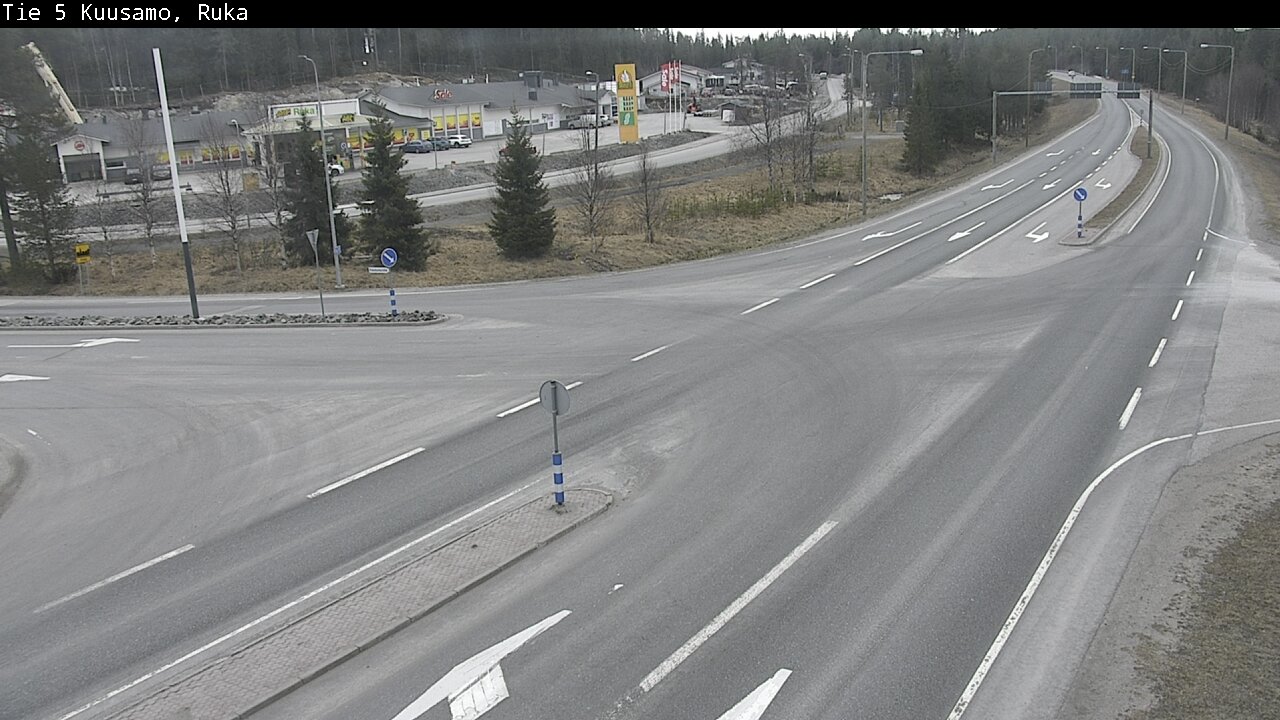 Weather Camera Image Road 5 Kuusamo, Ruka, Kuusamo, Pohjois-Pohjanmaa