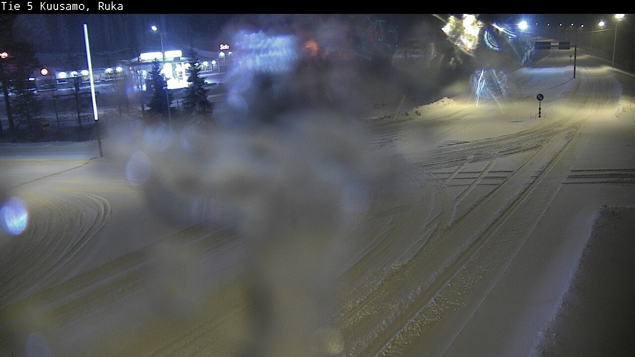 Weather Camera Image Road 5 Kuusamo, Ruka, Kuusamo, Pohjois-Pohjanmaa