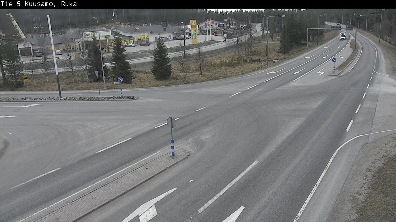 Weather Camera Image Road 5 Kuusamo, Ruka, Kuusamo, Pohjois-Pohjanmaa