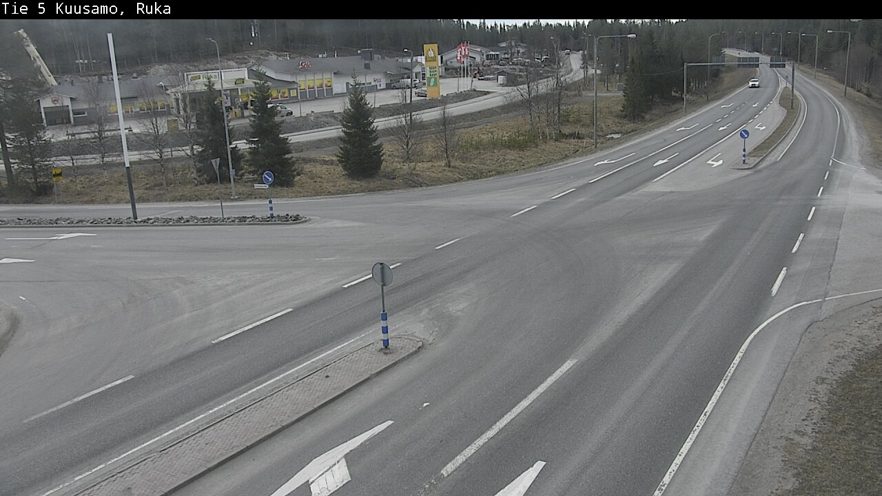 Weather Camera Image Road 5 Kuusamo, Ruka, Kuusamo, Pohjois-Pohjanmaa