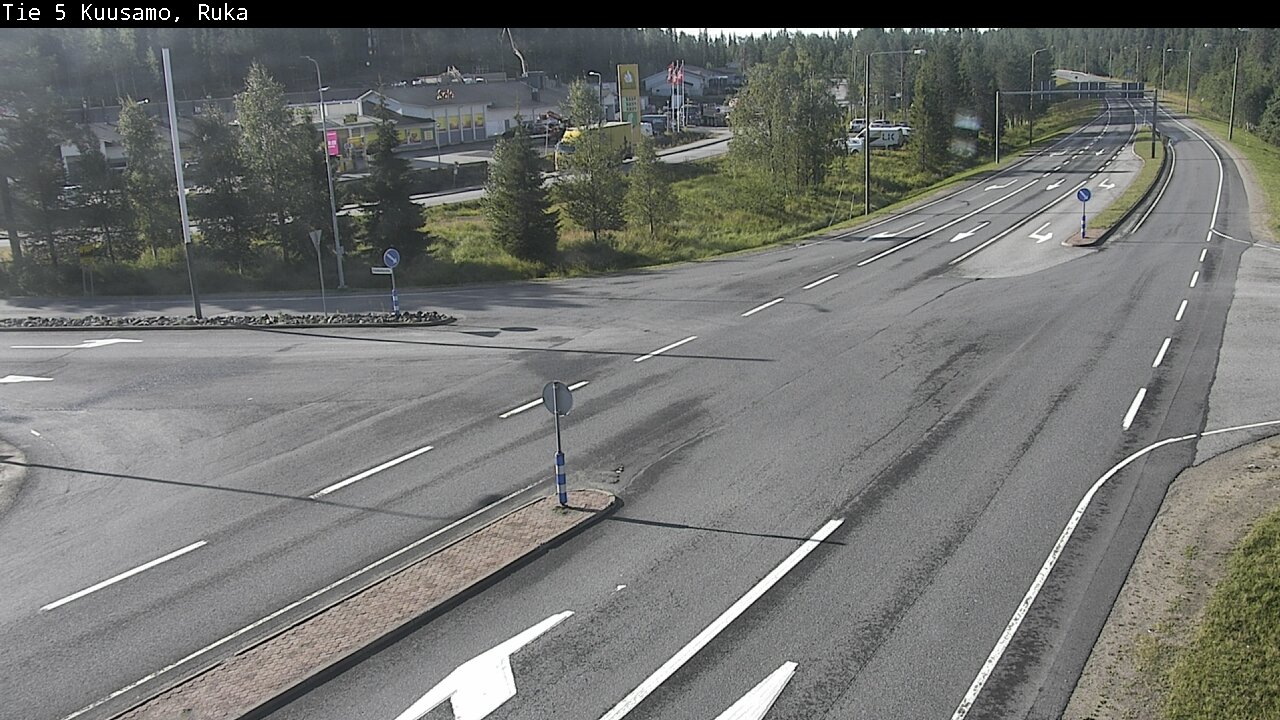 Weather Camera Image Road 5 Kuusamo, Ruka, Kuusamo, Pohjois-Pohjanmaa
