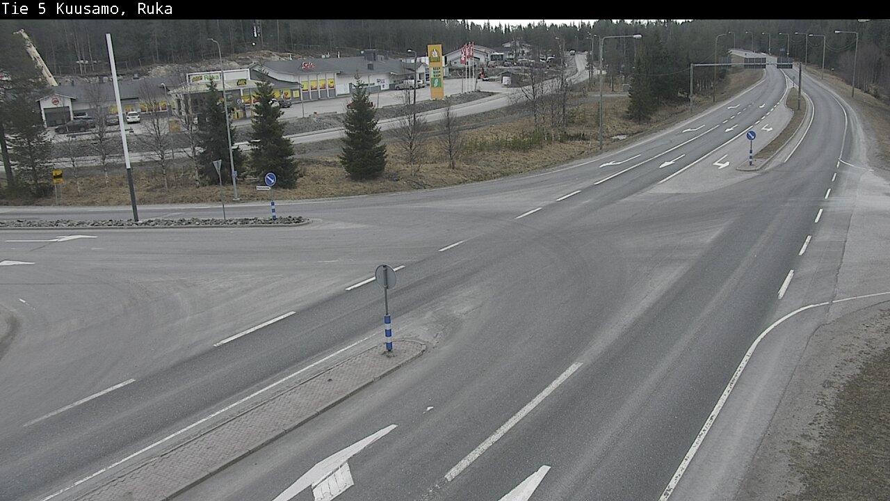 Weather Camera Image Road 5 Kuusamo, Ruka, Kuusamo, Pohjois-Pohjanmaa