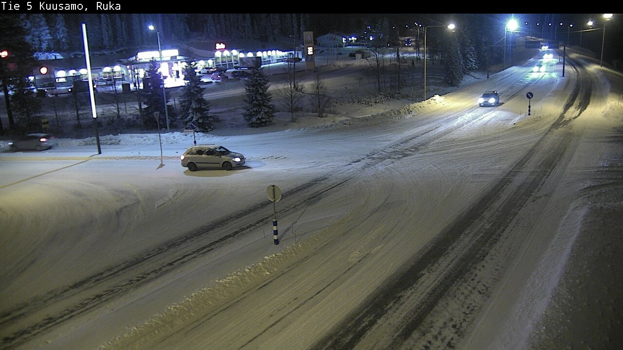 Weather Camera Image Road 5 Kuusamo, Ruka, Kuusamo, Pohjois-Pohjanmaa