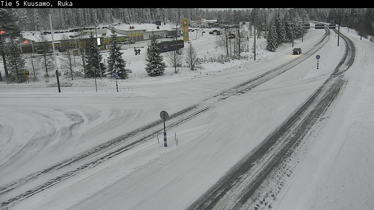 Weather Camera Image Road 5 Kuusamo, Ruka, Kuusamo, Pohjois-Pohjanmaa