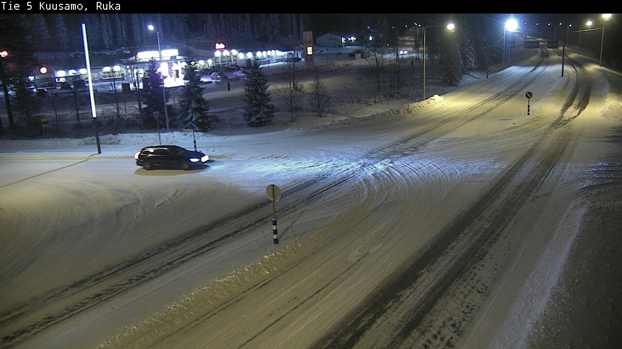 Weather Camera Image Road 5 Kuusamo, Ruka, Kuusamo, Pohjois-Pohjanmaa