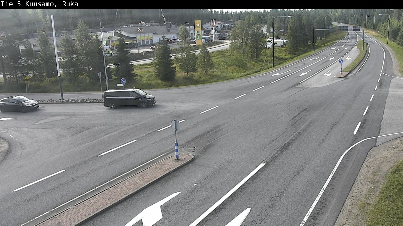 Weather Camera Image Road 5 Kuusamo, Ruka, Kuusamo, Pohjois-Pohjanmaa