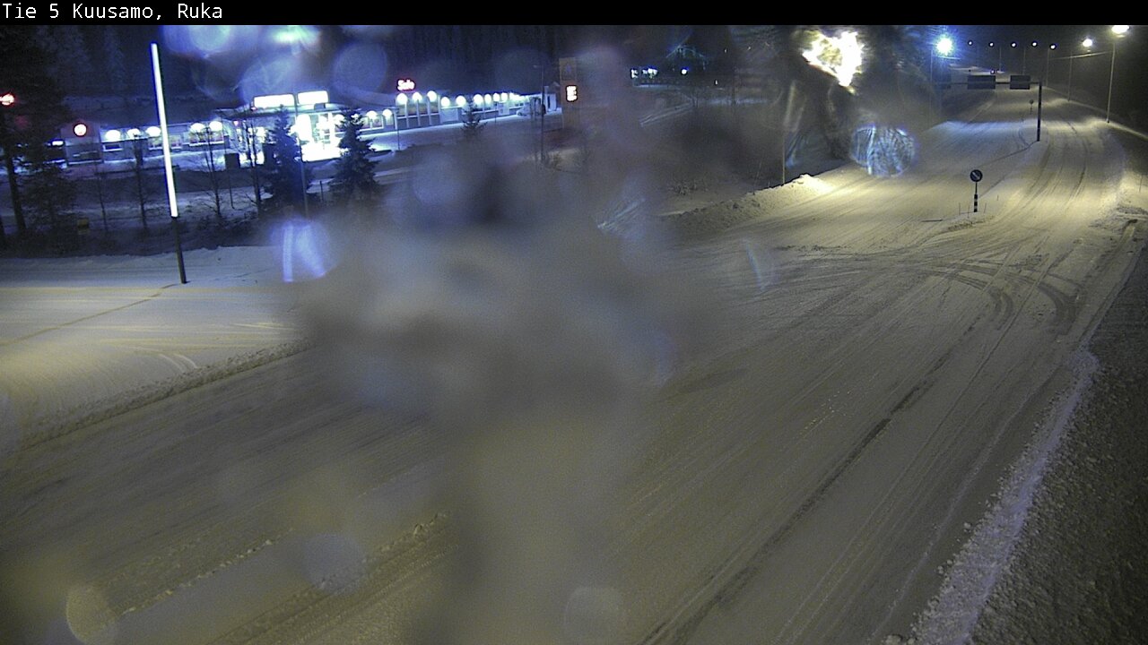 Weather Camera Image Road 5 Kuusamo, Ruka, Kuusamo, Pohjois-Pohjanmaa