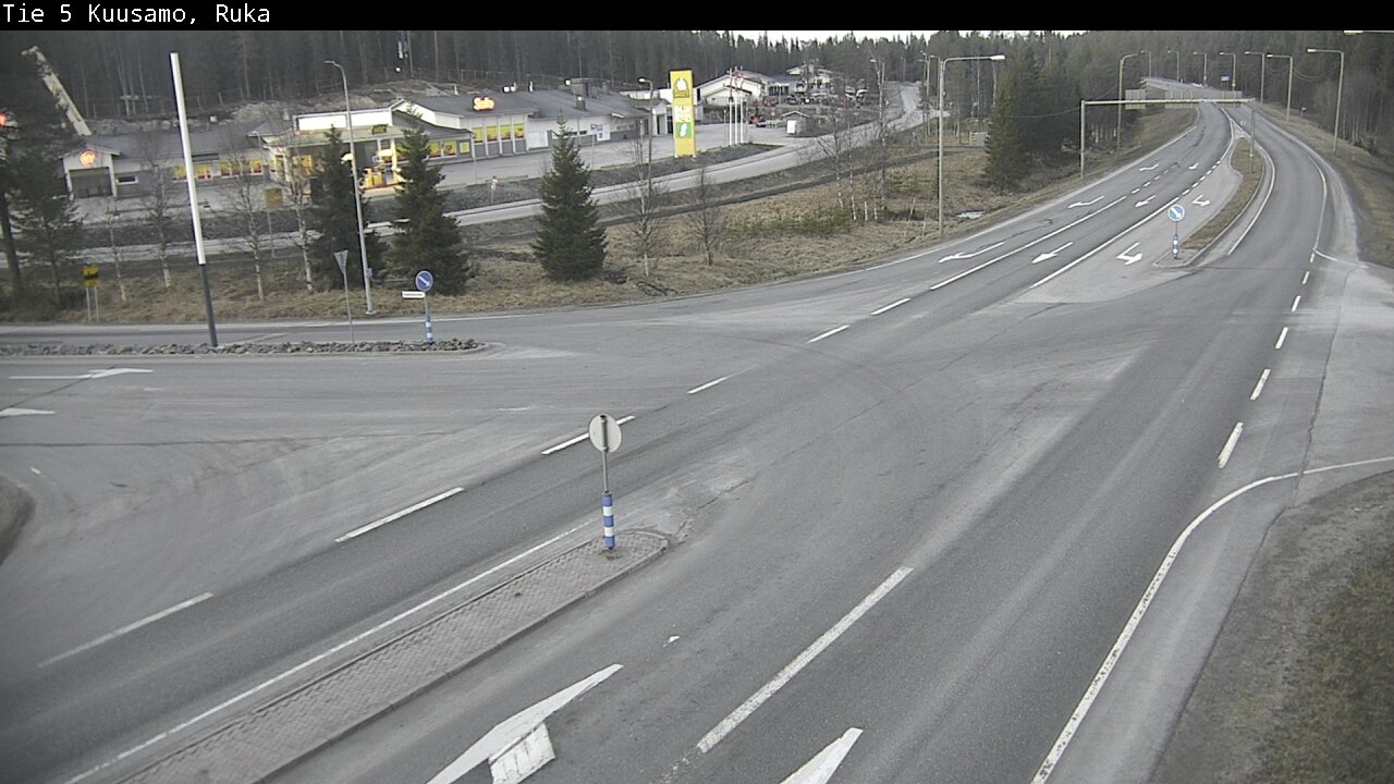 Weather Camera Image Road 5 Kuusamo, Ruka, Kuusamo, Pohjois-Pohjanmaa