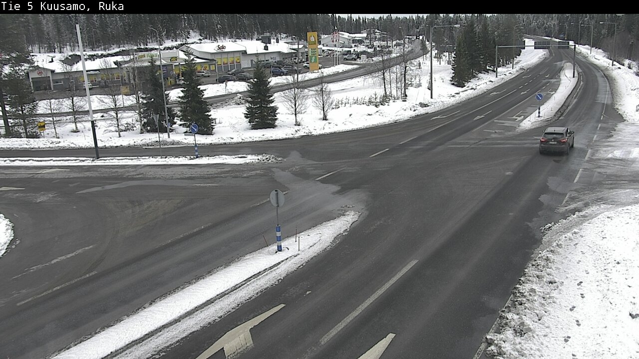 Weather Camera Image Road 5 Kuusamo, Ruka, Kuusamo, Pohjois-Pohjanmaa