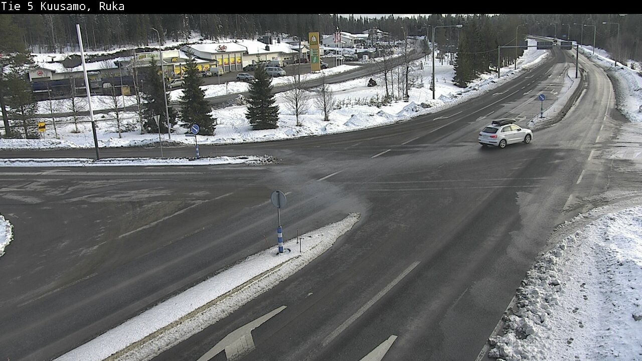 Weather Camera Image Road 5 Kuusamo, Ruka, Kuusamo, Pohjois-Pohjanmaa