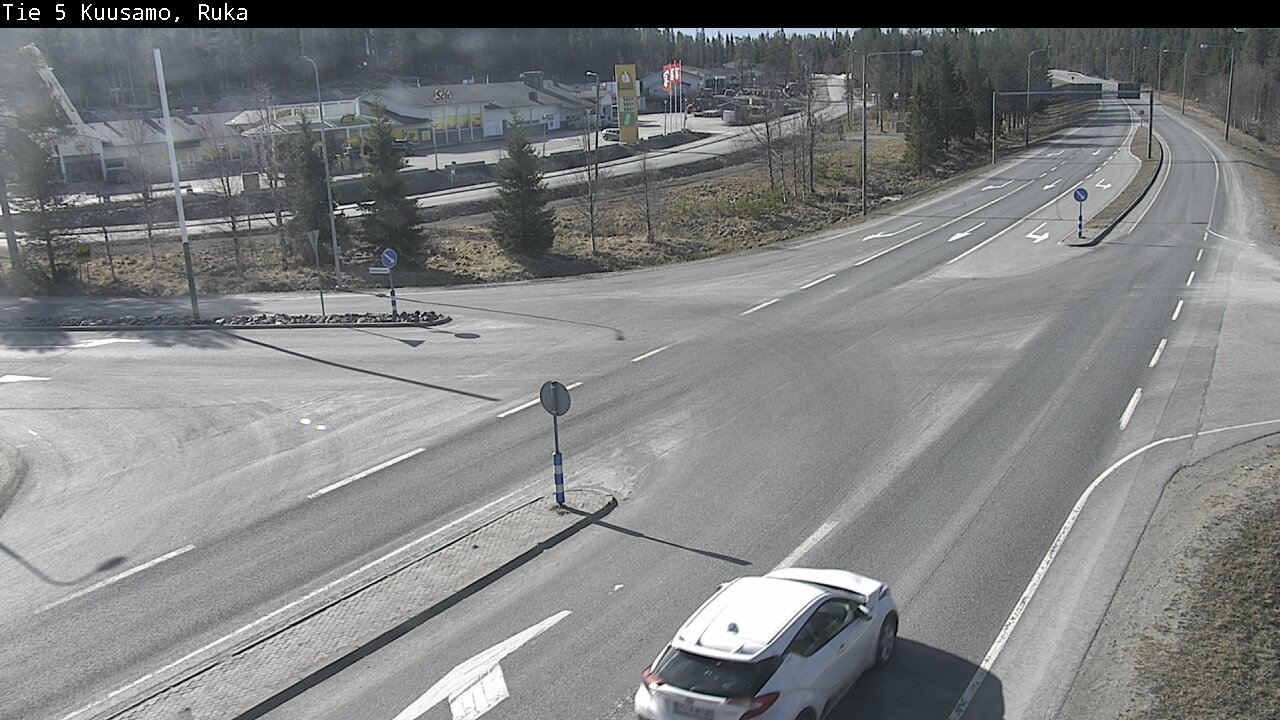 Weather Camera Image Road 5 Kuusamo, Ruka, Kuusamo, Pohjois-Pohjanmaa