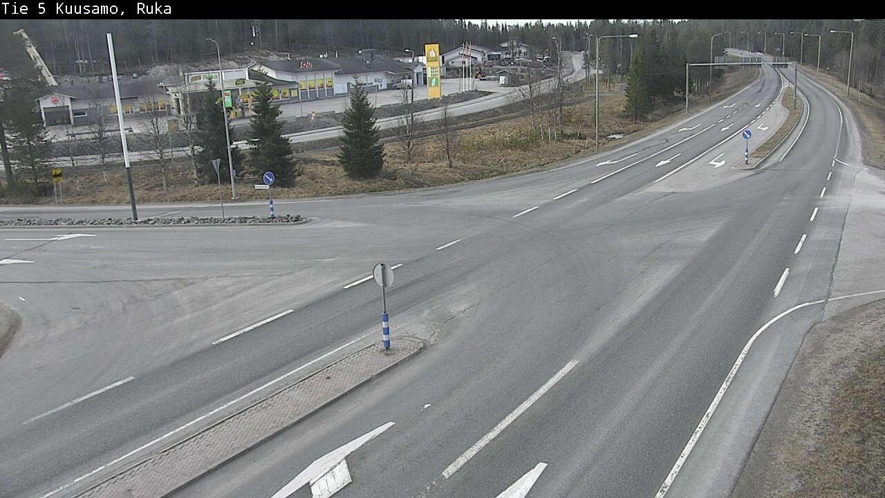 Weather Camera Image Road 5 Kuusamo, Ruka, Kuusamo, Pohjois-Pohjanmaa