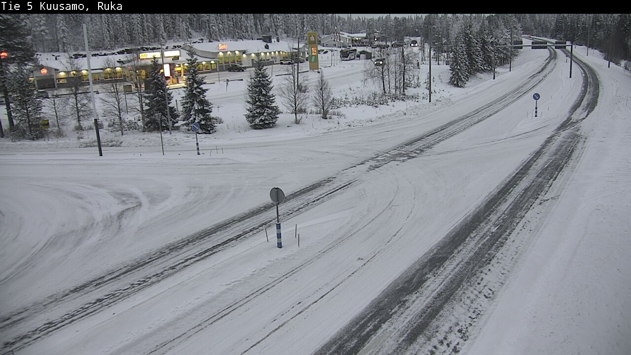 Weather Camera Image Road 5 Kuusamo, Ruka, Kuusamo, Pohjois-Pohjanmaa