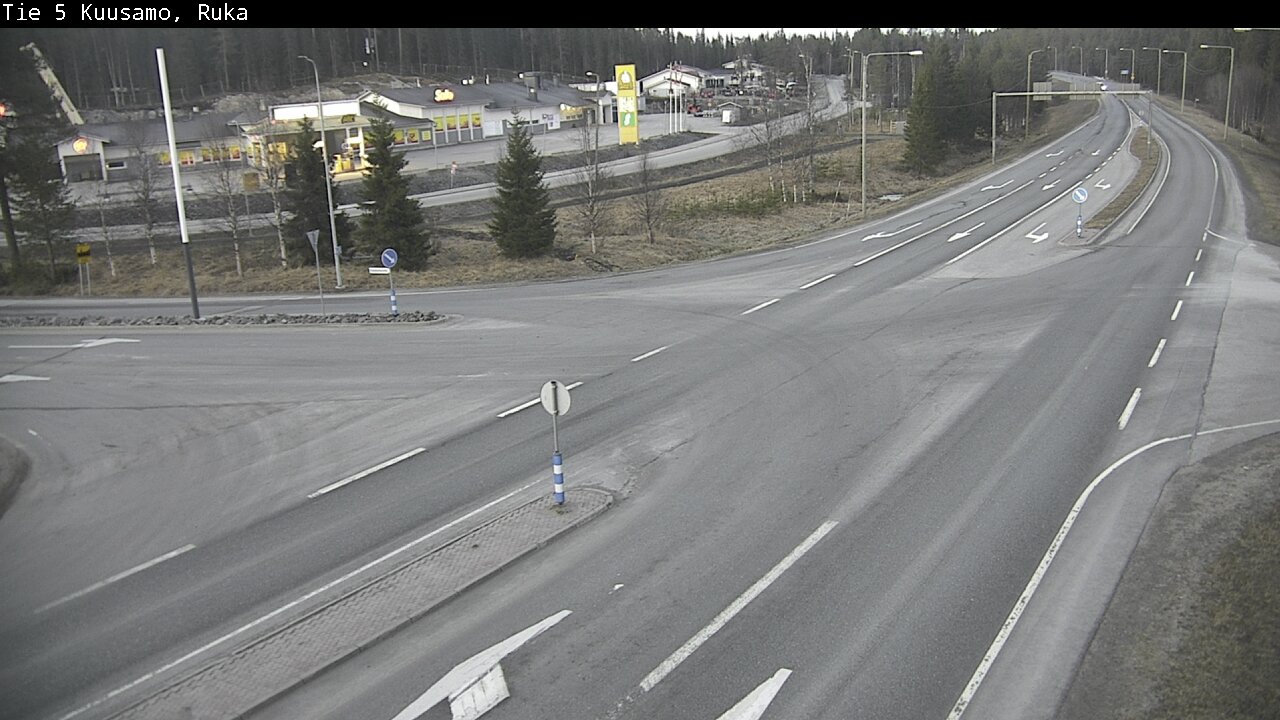 Weather Camera Image Road 5 Kuusamo, Ruka, Kuusamo, Pohjois-Pohjanmaa