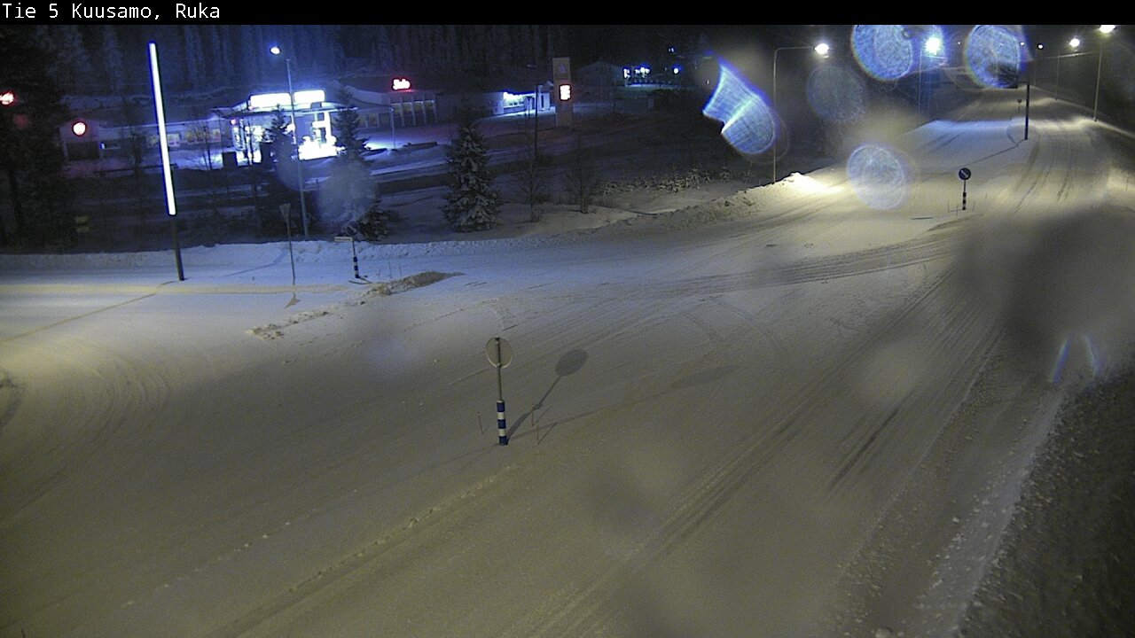 Weather Camera Image Road 5 Kuusamo, Ruka, Kuusamo, Pohjois-Pohjanmaa