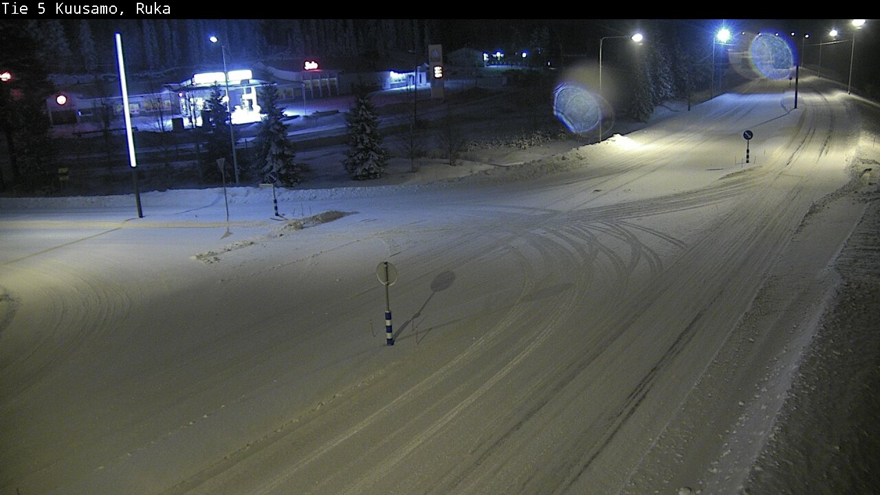 Weather Camera Image Road 5 Kuusamo, Ruka, Kuusamo, Pohjois-Pohjanmaa