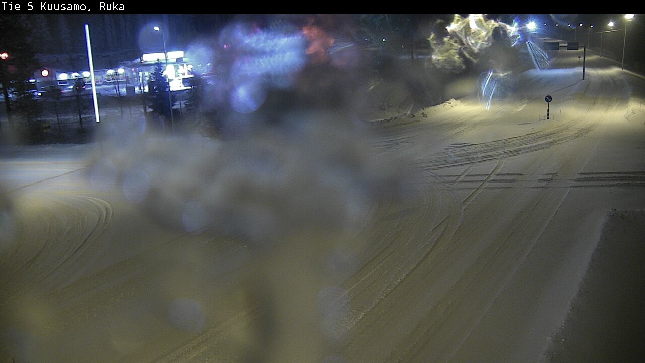 Weather Camera Image Road 5 Kuusamo, Ruka, Kuusamo, Pohjois-Pohjanmaa
