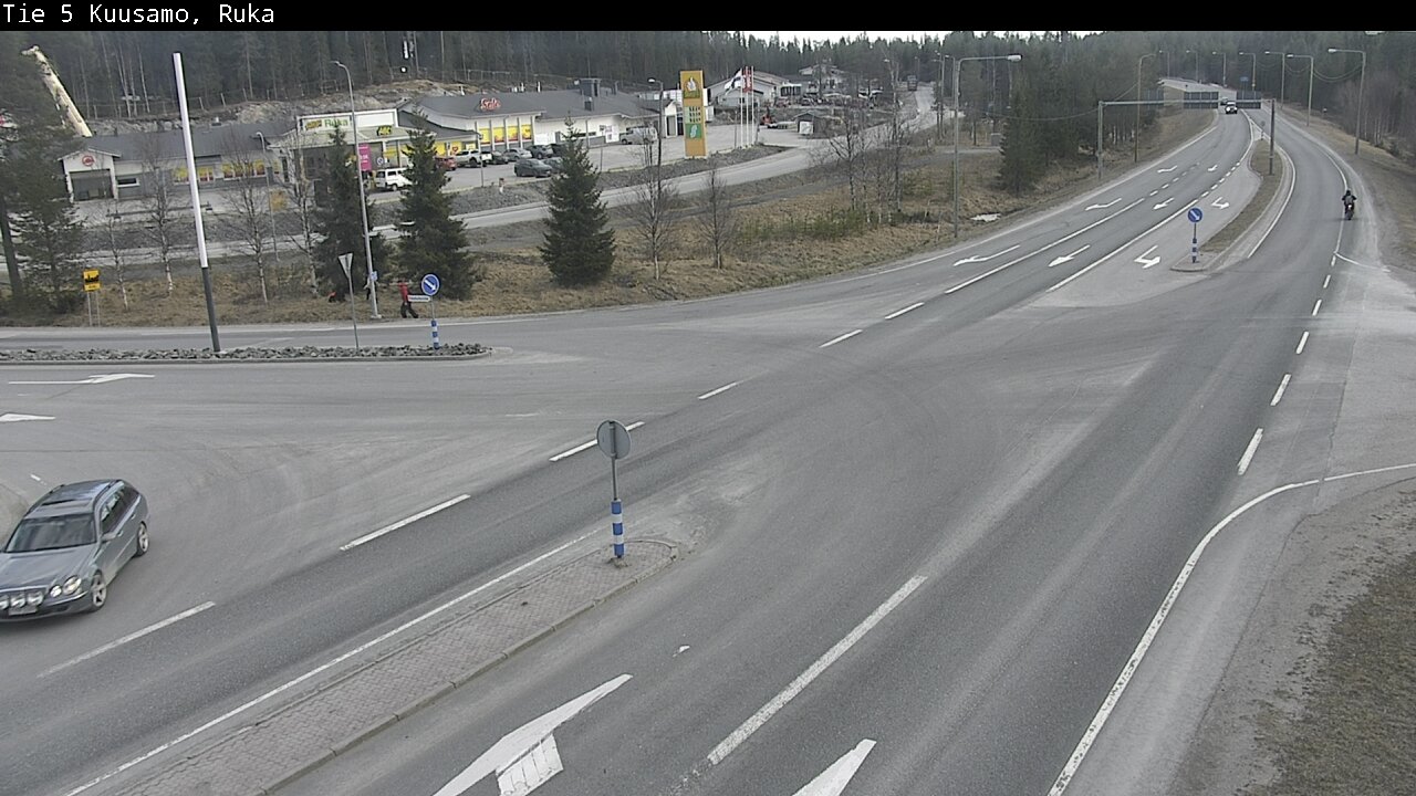 Weather Camera Image Väg 5 Kuusamo, Ruka, Kuusamo, Pohjois-Pohjanmaa