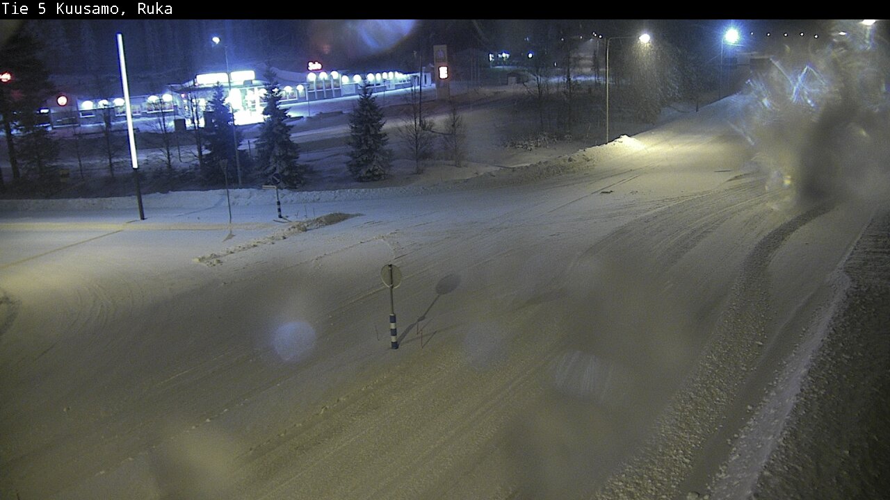 Weather Camera Image Road 5 Kuusamo, Ruka, Kuusamo, Pohjois-Pohjanmaa