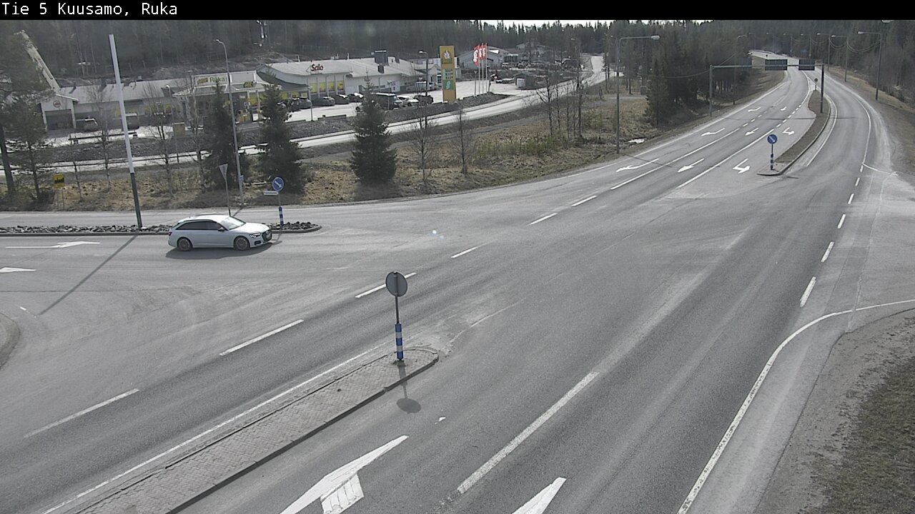 Weather Camera Image Road 5 Kuusamo, Ruka, Kuusamo, Pohjois-Pohjanmaa