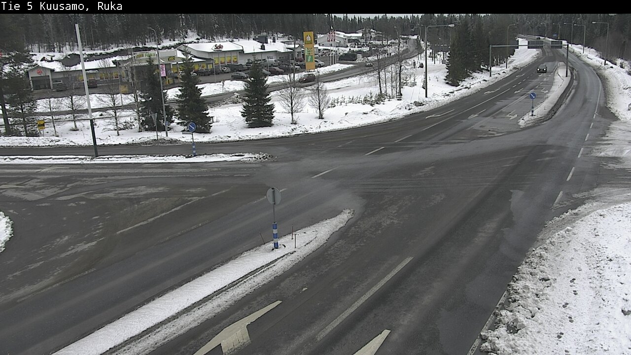 Weather Camera Image Road 5 Kuusamo, Ruka, Kuusamo, Pohjois-Pohjanmaa