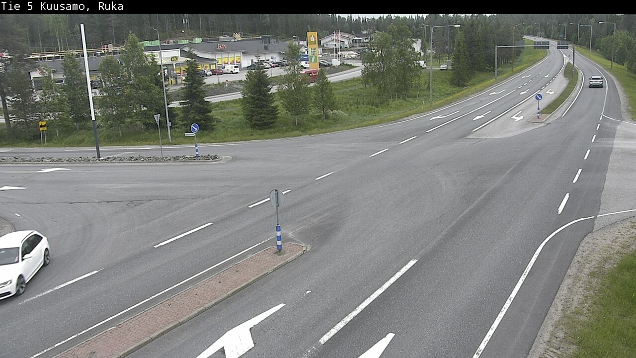 Weather Camera Image Väg 5 Kuusamo, Ruka, Kuusamo, Pohjois-Pohjanmaa
