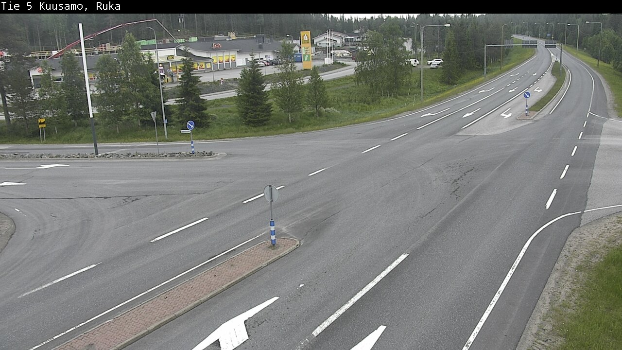 Weather Camera Image Road 5 Kuusamo, Ruka, Kuusamo, Pohjois-Pohjanmaa