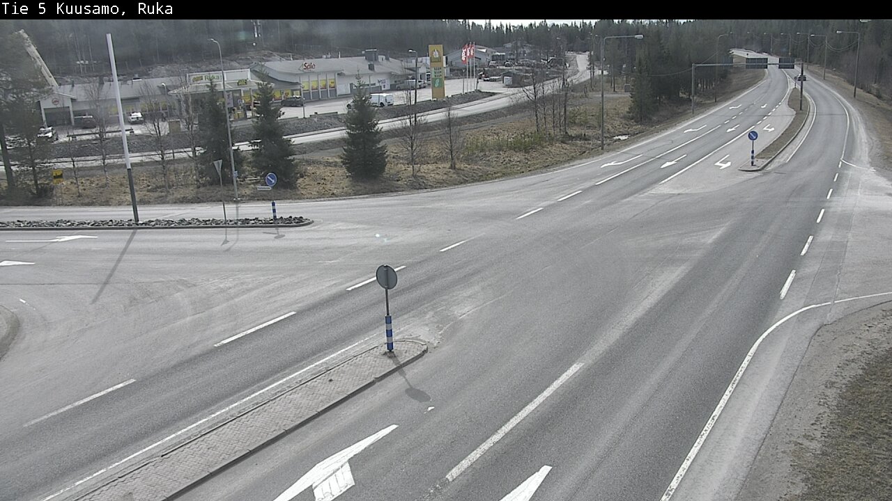 Weather Camera Image Road 5 Kuusamo, Ruka, Kuusamo, Pohjois-Pohjanmaa
