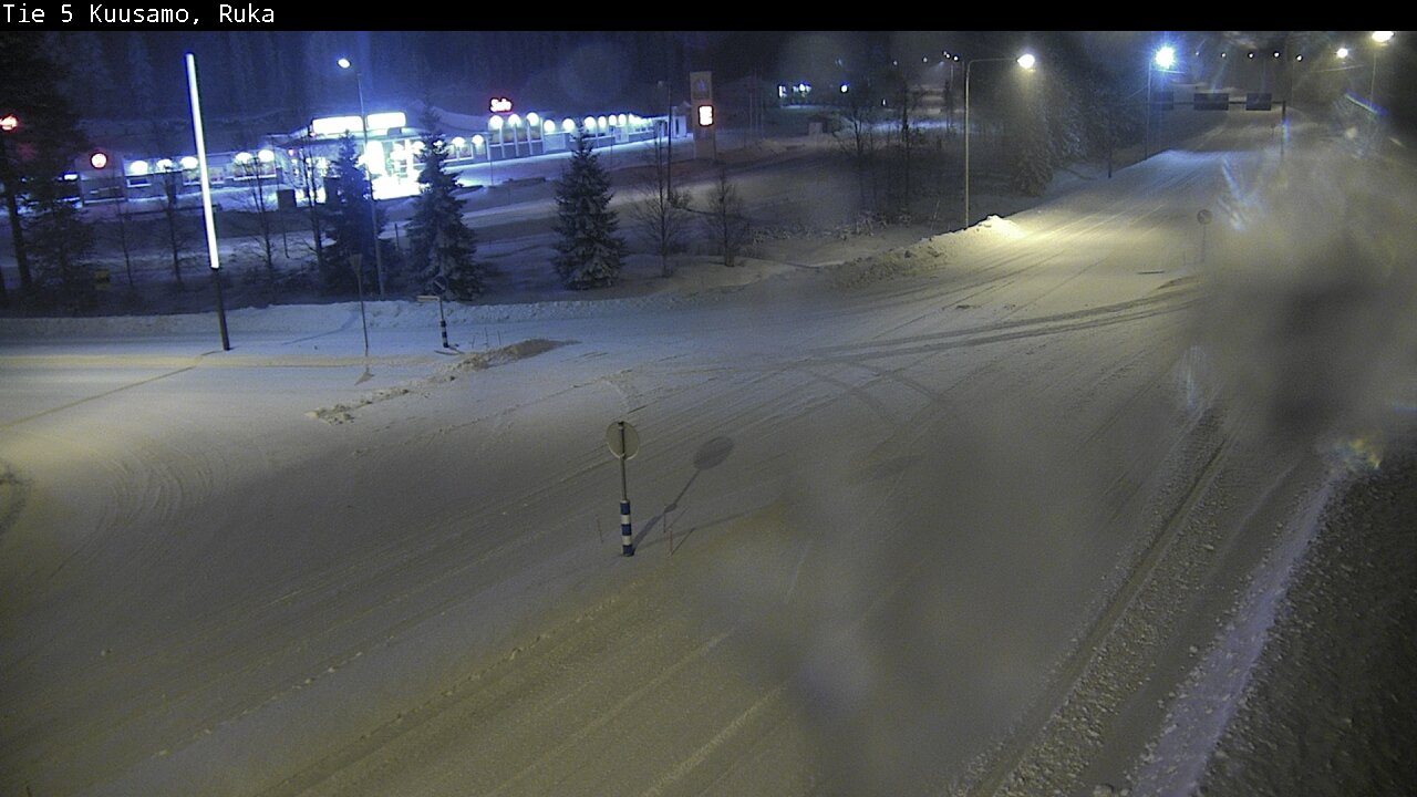 Weather Camera Image Road 5 Kuusamo, Ruka, Kuusamo, Pohjois-Pohjanmaa