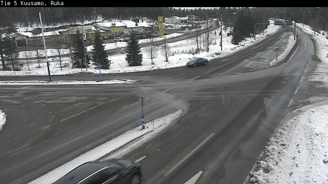 Weather Camera Image Road 5 Kuusamo, Ruka, Kuusamo, Pohjois-Pohjanmaa