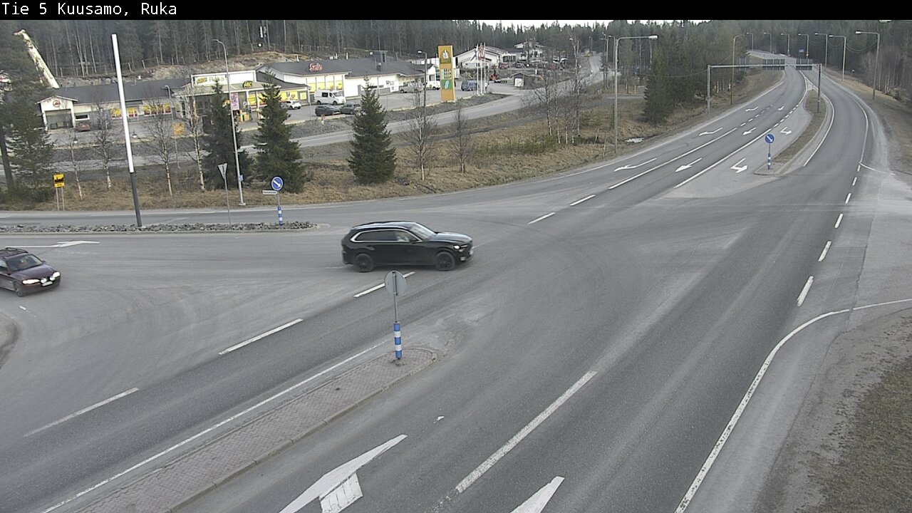 Weather Camera Image Väg 5 Kuusamo, Ruka, Kuusamo, Pohjois-Pohjanmaa