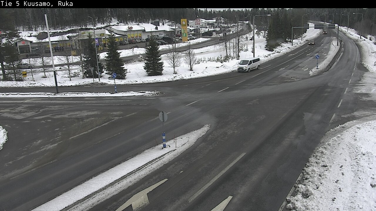 Weather Camera Image Road 5 Kuusamo, Ruka, Kuusamo, Pohjois-Pohjanmaa