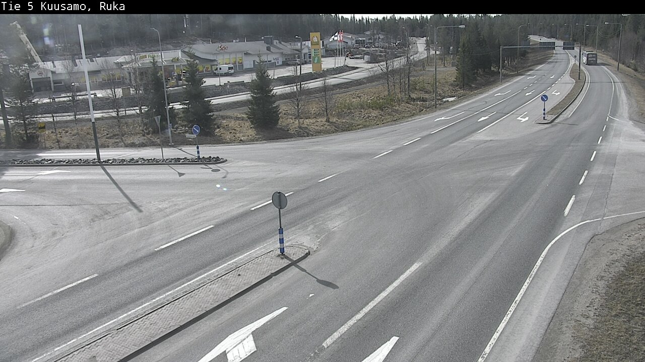 Weather Camera Image Väg 5 Kuusamo, Ruka, Kuusamo, Pohjois-Pohjanmaa