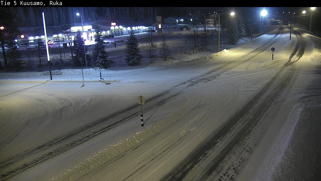 Weather Camera Image Road 5 Kuusamo, Ruka, Kuusamo, Pohjois-Pohjanmaa