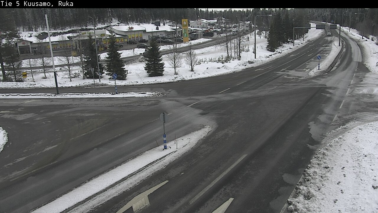 Weather Camera Image Road 5 Kuusamo, Ruka, Kuusamo, Pohjois-Pohjanmaa