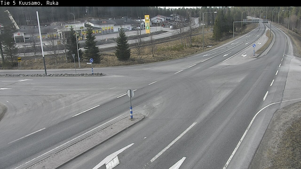 Weather Camera Image Road 5 Kuusamo, Ruka, Kuusamo, Pohjois-Pohjanmaa